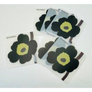 Vintage Marimekko Pieni Unikko Coaster Set